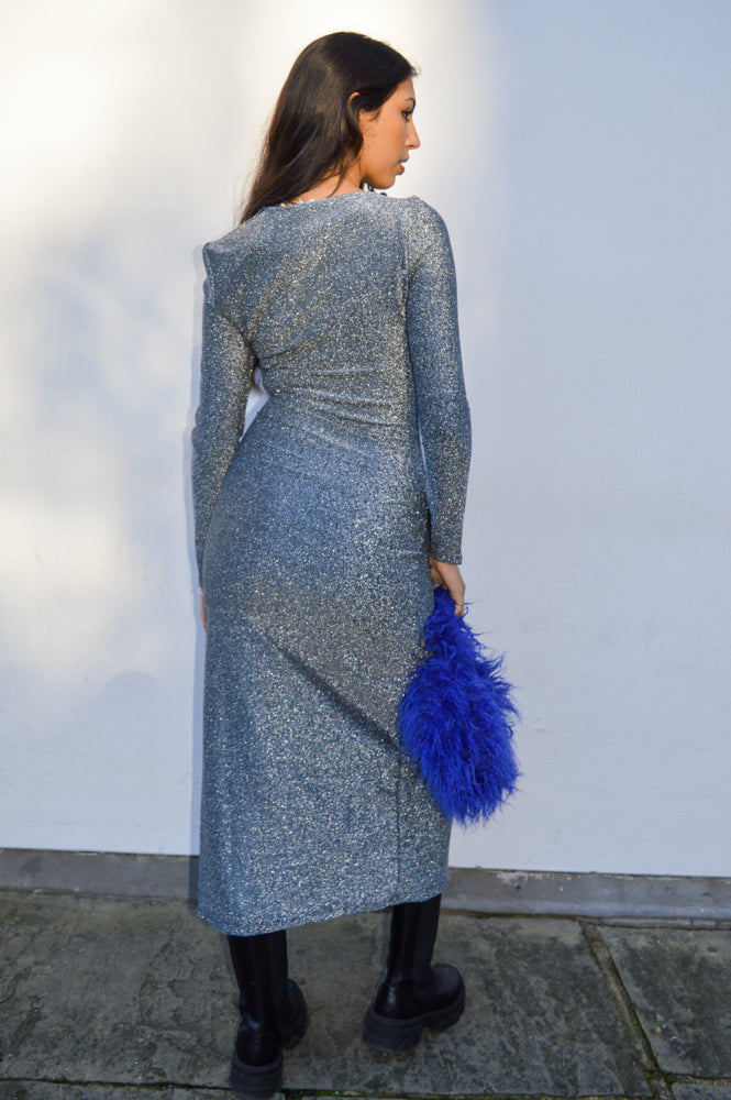 Baum Und Pferdgarten Shimmer Gray Dress - The Mercantile London