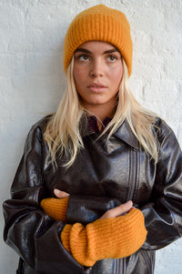 Basic Apparel Sally Buckskin Arm Warmer - The Mercantile London