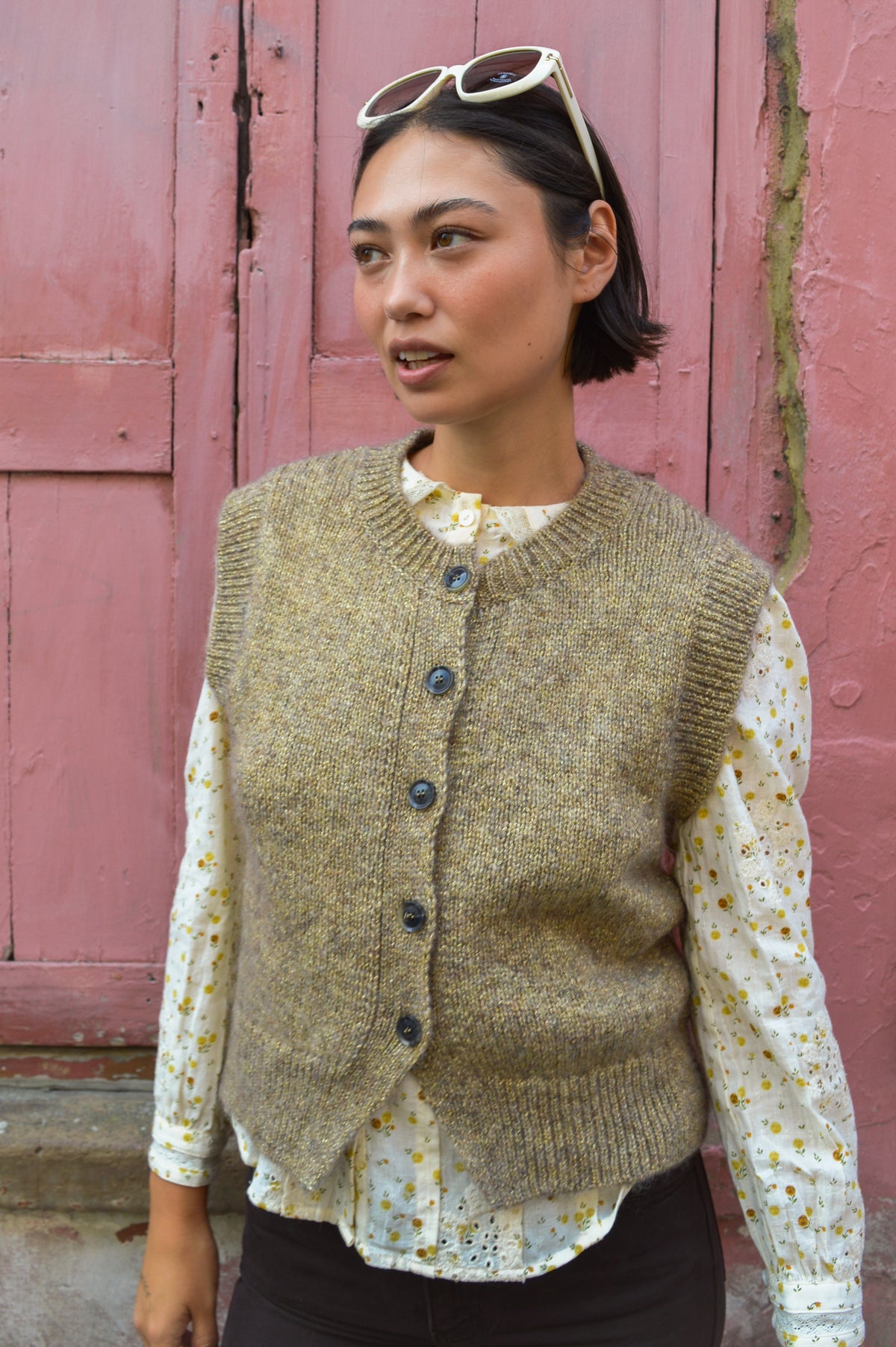 Maison Anje Bokka Gold Vest