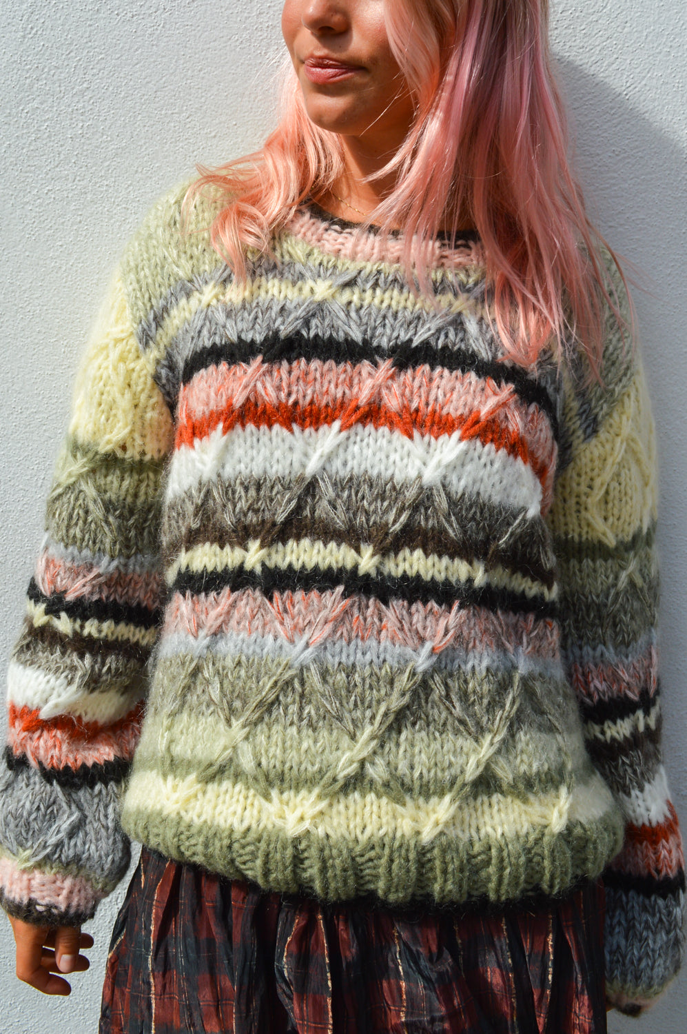 Dawn x Dare Bella Wooden Stripe Jumper - The Mercantile London