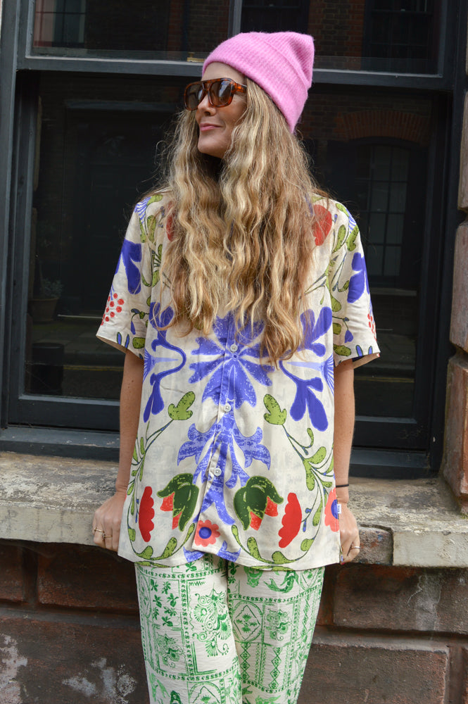 Wax Didcot Summer Floral Multi Shirt - The Mercantile London
