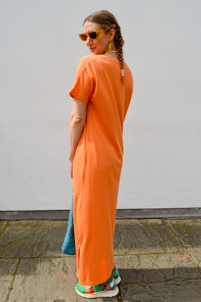 Maison Anje Djana Apricot Dress - The Mercantile London