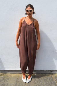 L.F. Markey Tineke Chocolate Jumpsuit