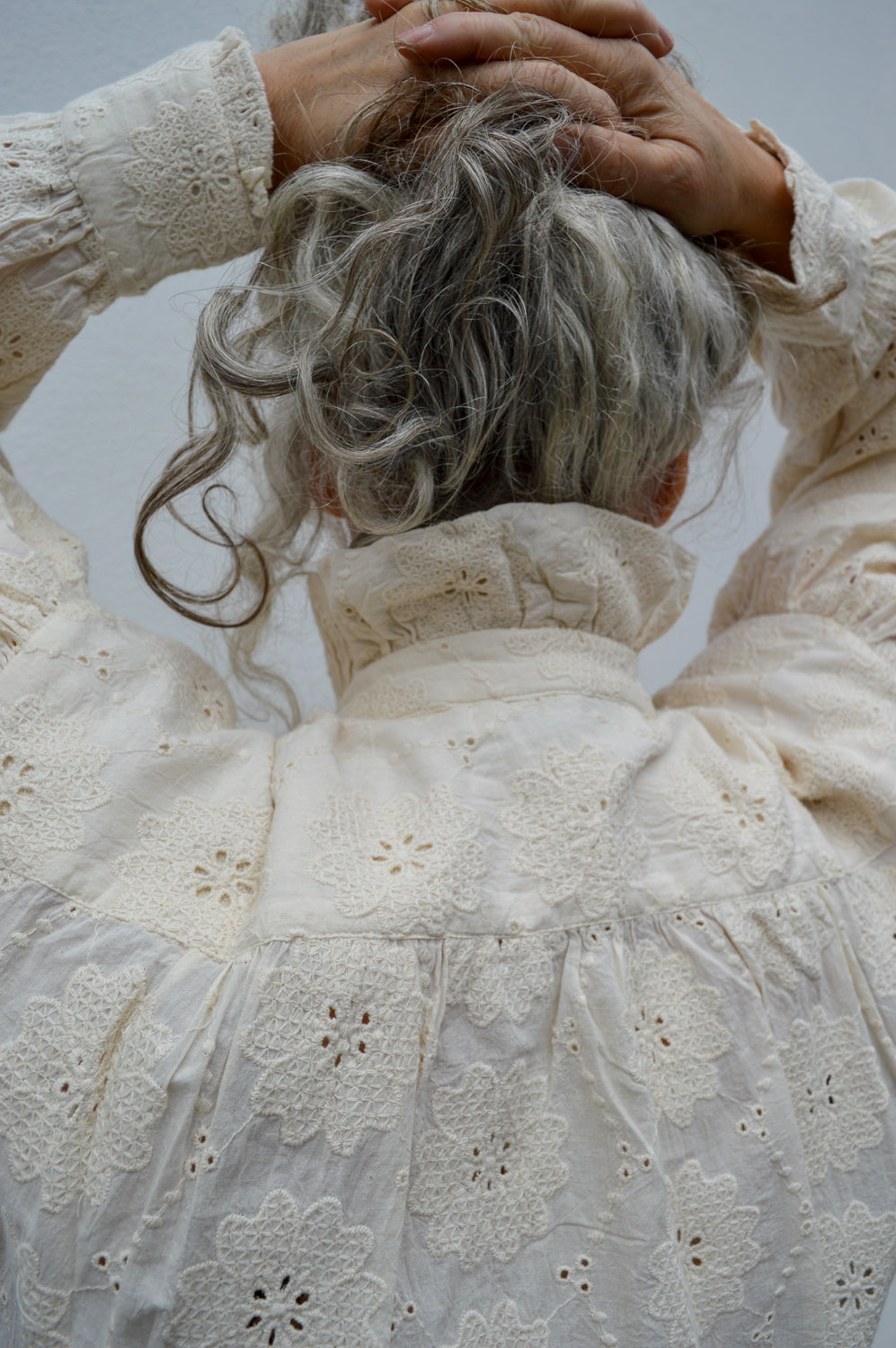 Charlie Joe Lise Ecru Blouse - The Mercantile London