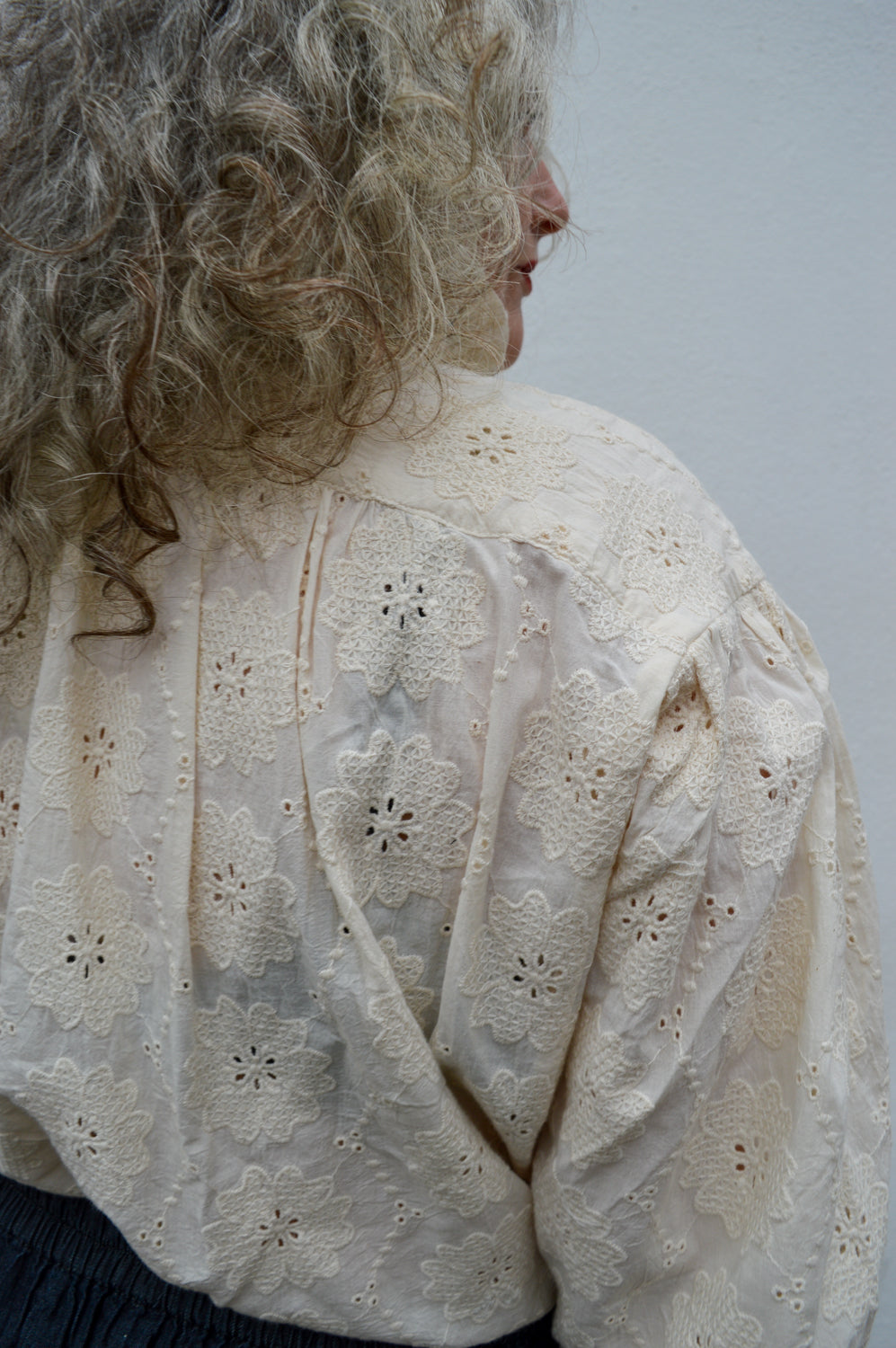 Charlie Joe Lise Ecru Blouse - The Mercantile London