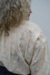 Charlie Joe Lise Ecru Blouse - The Mercantile London