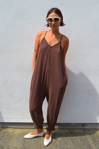L.F. Markey Tineke Chocolate Jumpsuit