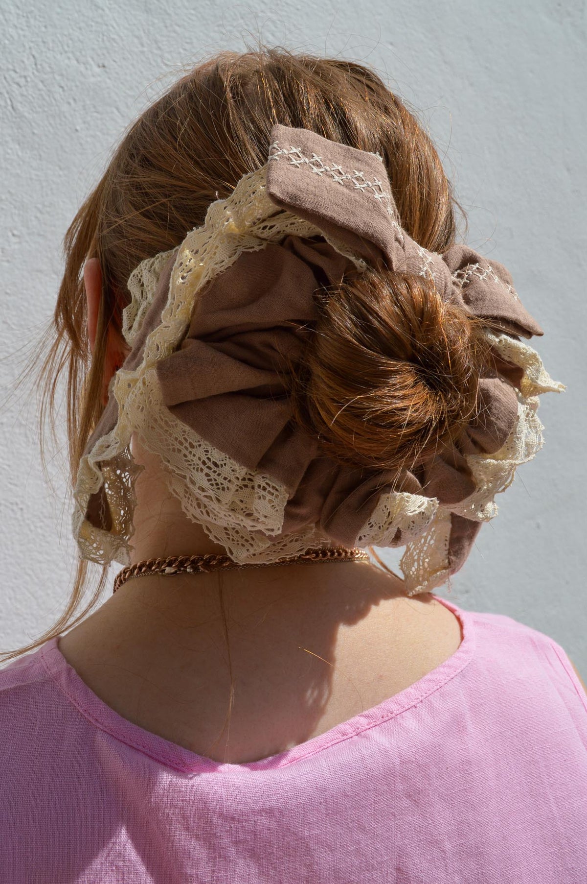 Meadows Fawn Bow Scrunchie - The Mercantile London