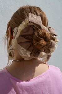 Meadows Fawn Bow Scrunchie - The Mercantile London