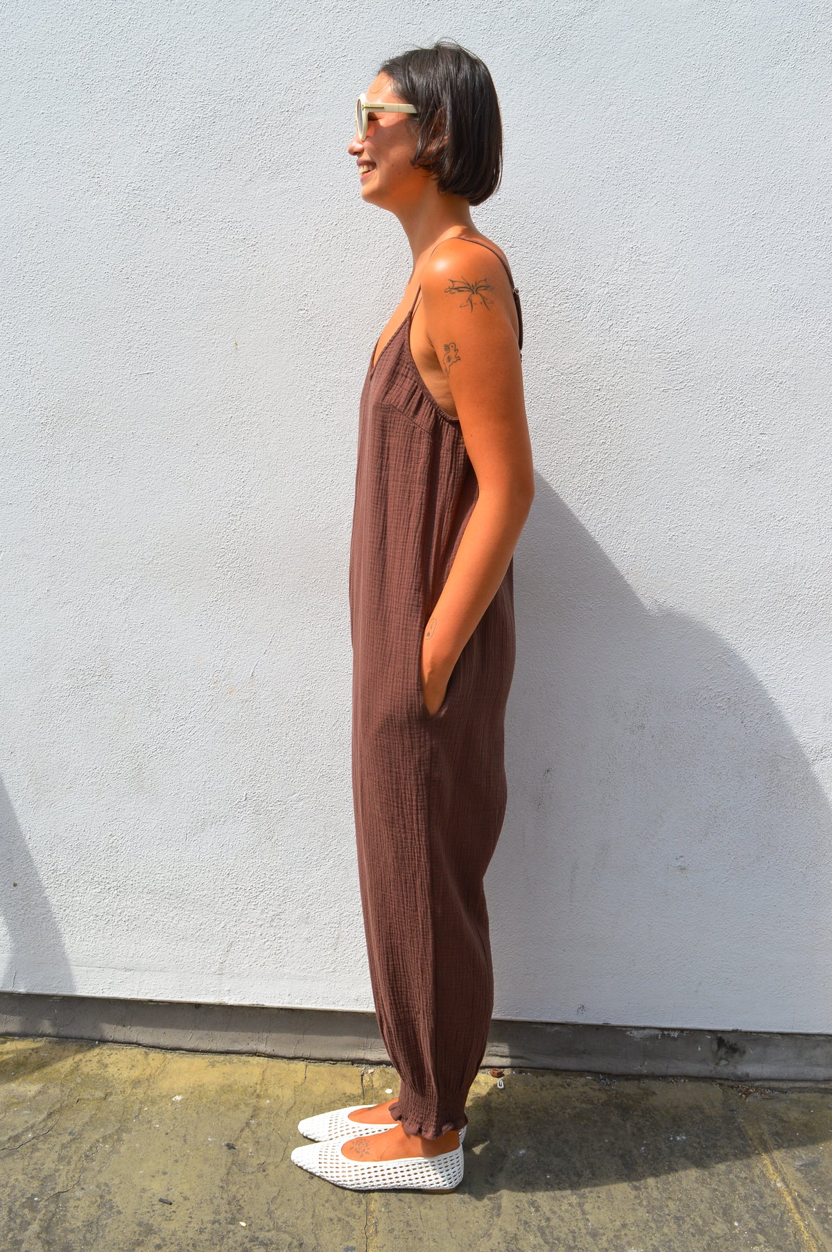 L.F. Markey Tineke Chocolate Jumpsuit