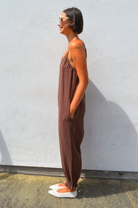 L.F. Markey Tineke Chocolate Jumpsuit