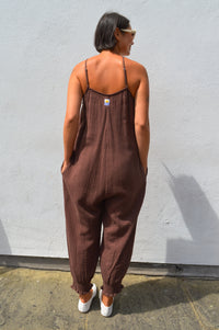 L.F. Markey Tineke Chocolate Jumpsuit