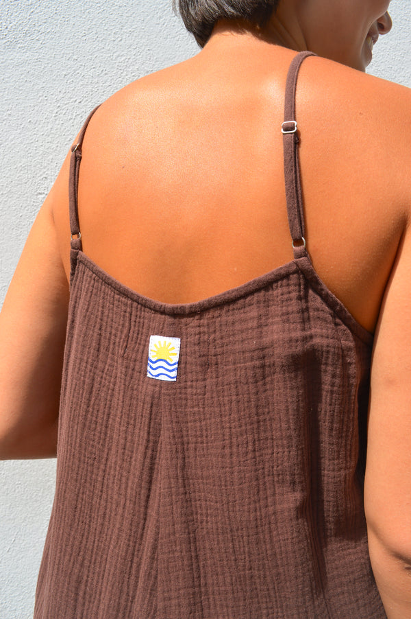 L.F. Markey Tineke Chocolate Jumpsuit