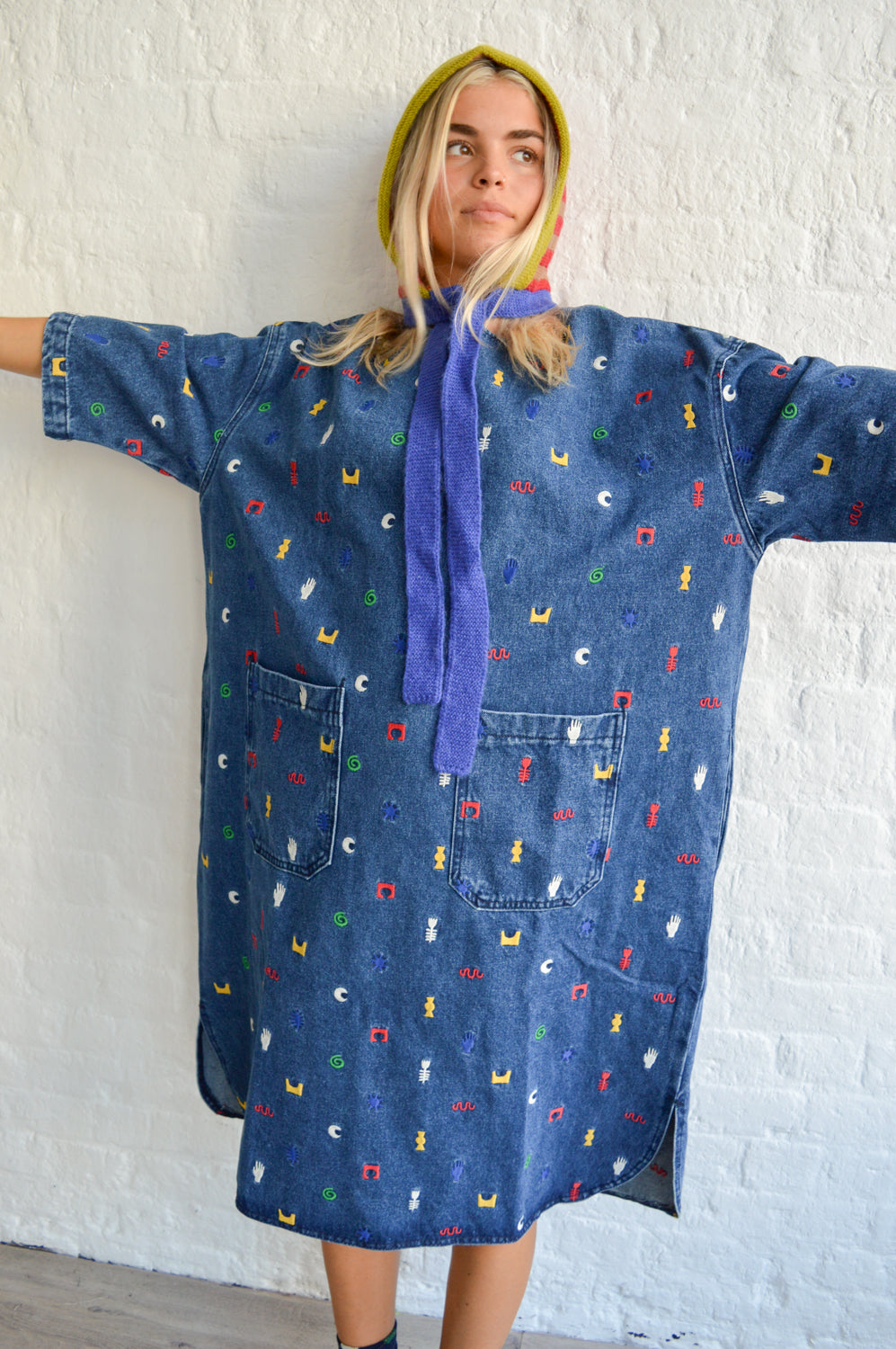 L.F. Markey Walter Embroidered Smock - The Mercantile London
