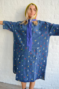 L.F. Markey Walter Embroidered Smock - The Mercantile London