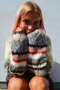 Dawn x Dare Bella Wooden Stripe Jumper - The Mercantile London