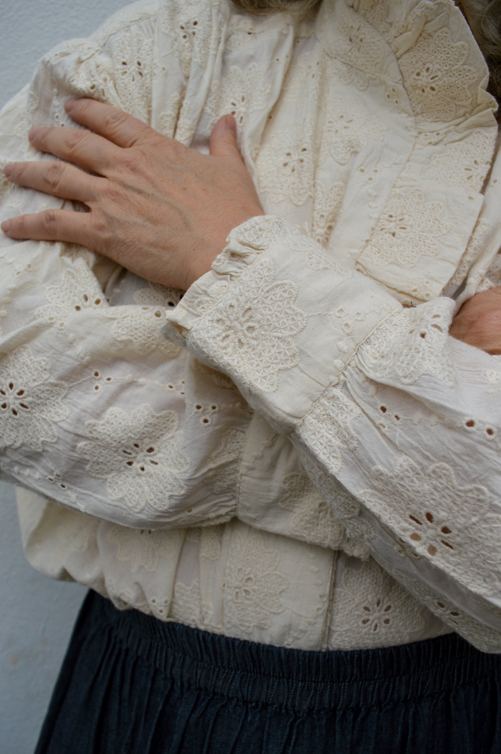 Charlie Joe Lise Ecru Blouse - The Mercantile London