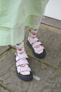 Shoe The Bear Rebecca Slingback Suede Soft Pink - The Mercantile London