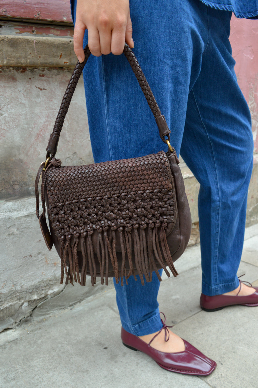 Biba Varney Dark Brown Bag - The Mercantile London