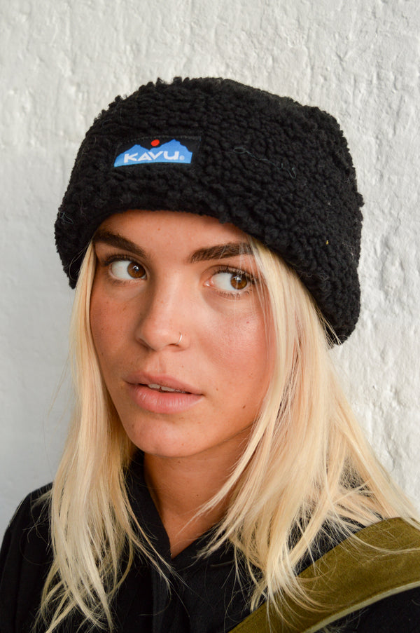 Kavu Moonless Night Fur Ball Beanie - The Mercantile London