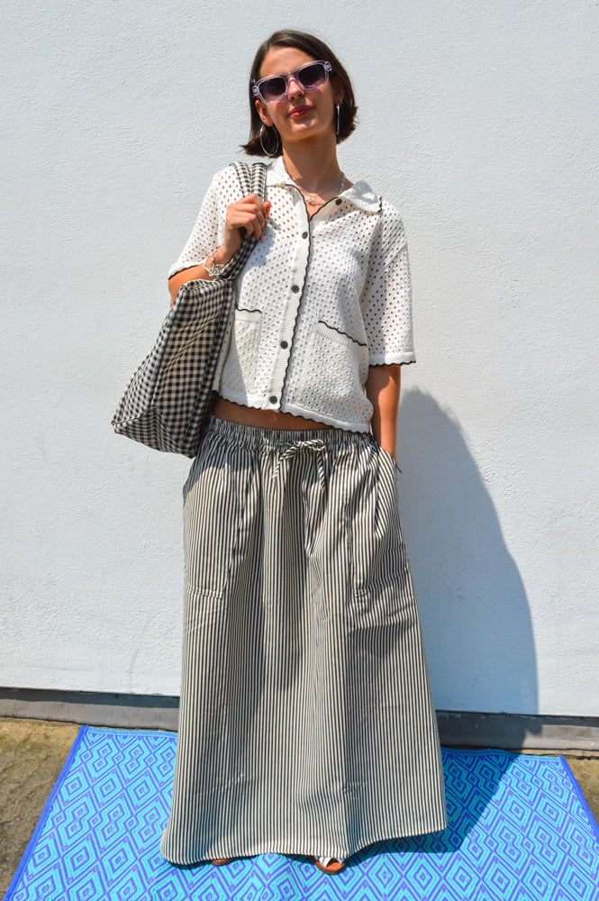 Lolly's Laundry Akane Striped Maxi Skirt - The Mercantile London