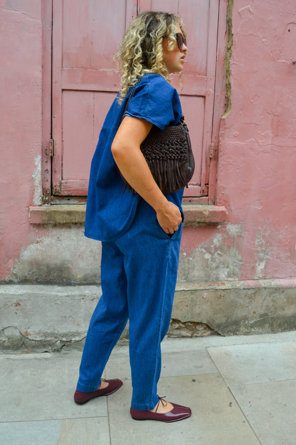 Frau Manila Denim Pants - The Mercantile London