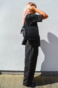 Object Lovia Jacquard Wrap Blouse - The Mercantile London