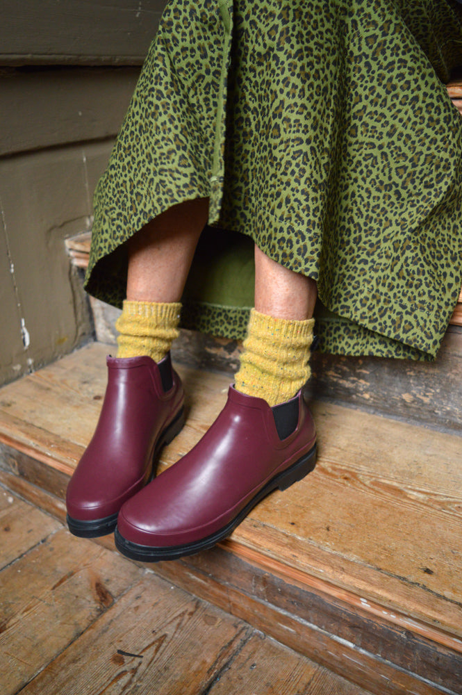 ICHI Apiah Rubber Port Roy Boots - The Mercantile London