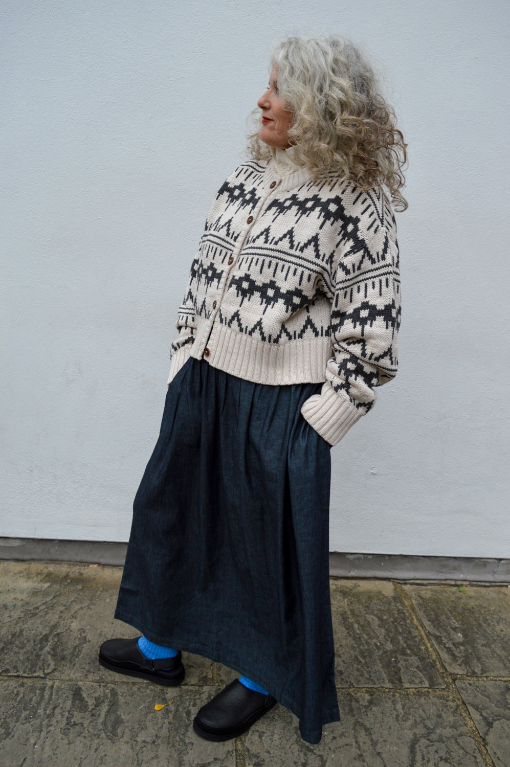 Charlie Joe Ines Black Denim Skirt - The Mercantile London