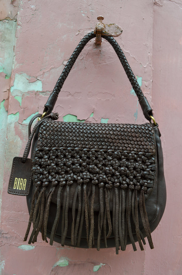Biba Varney Dark Brown Bag - The Mercantile London