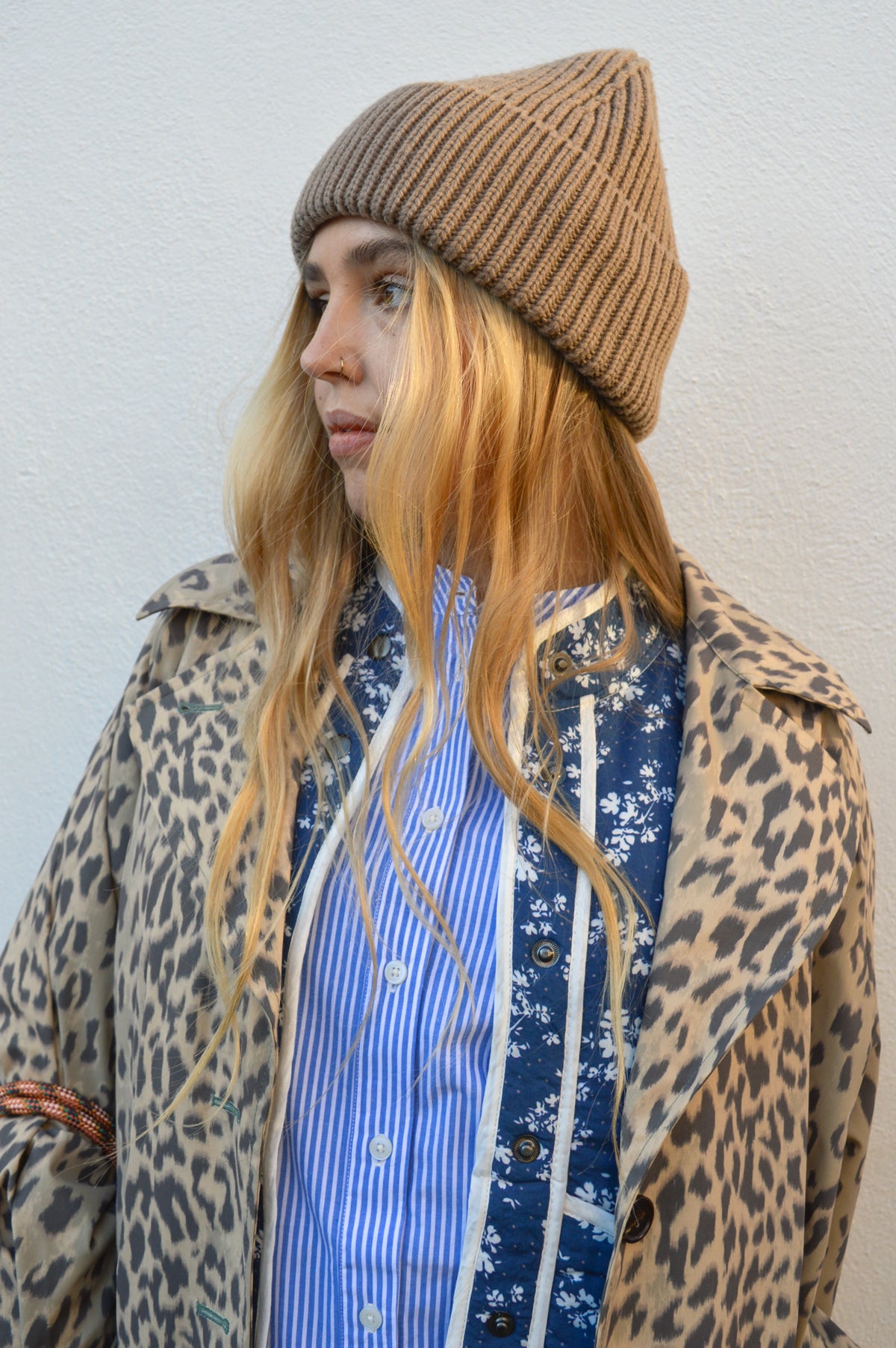 Object Gitte Fossil Beanie - The Mercantile London