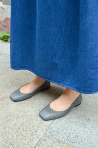 Pavement Katie Grey Ballet Pumps - The Mercantile London