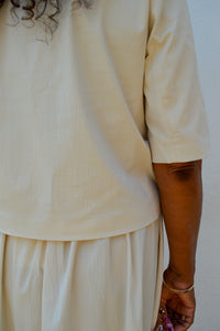 ICHI Wallis Birch Blazer - The Mercantile London