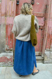 Numph Zindi Fossil Melange Pullover - The Mercantile London