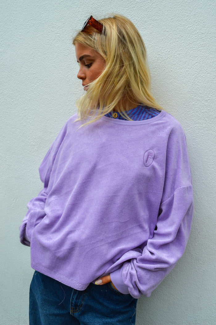 FRNCH Pasqualine Lilac Sweatshirt - The Mercantile London