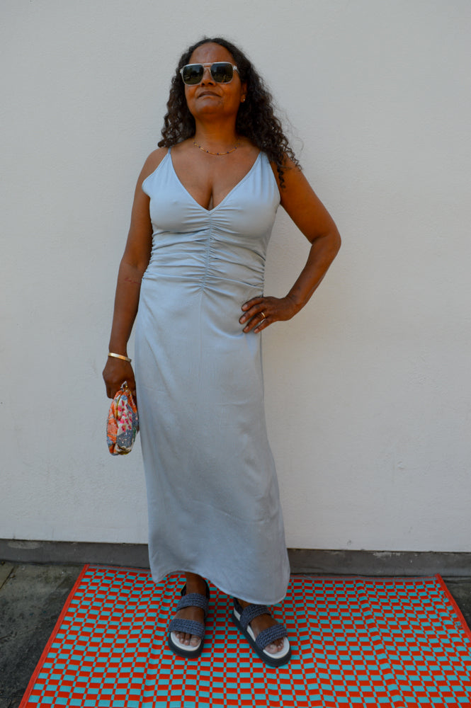 Baum Und Pferdgarten Atalia Subdued Blue Dress - The Mercantile London