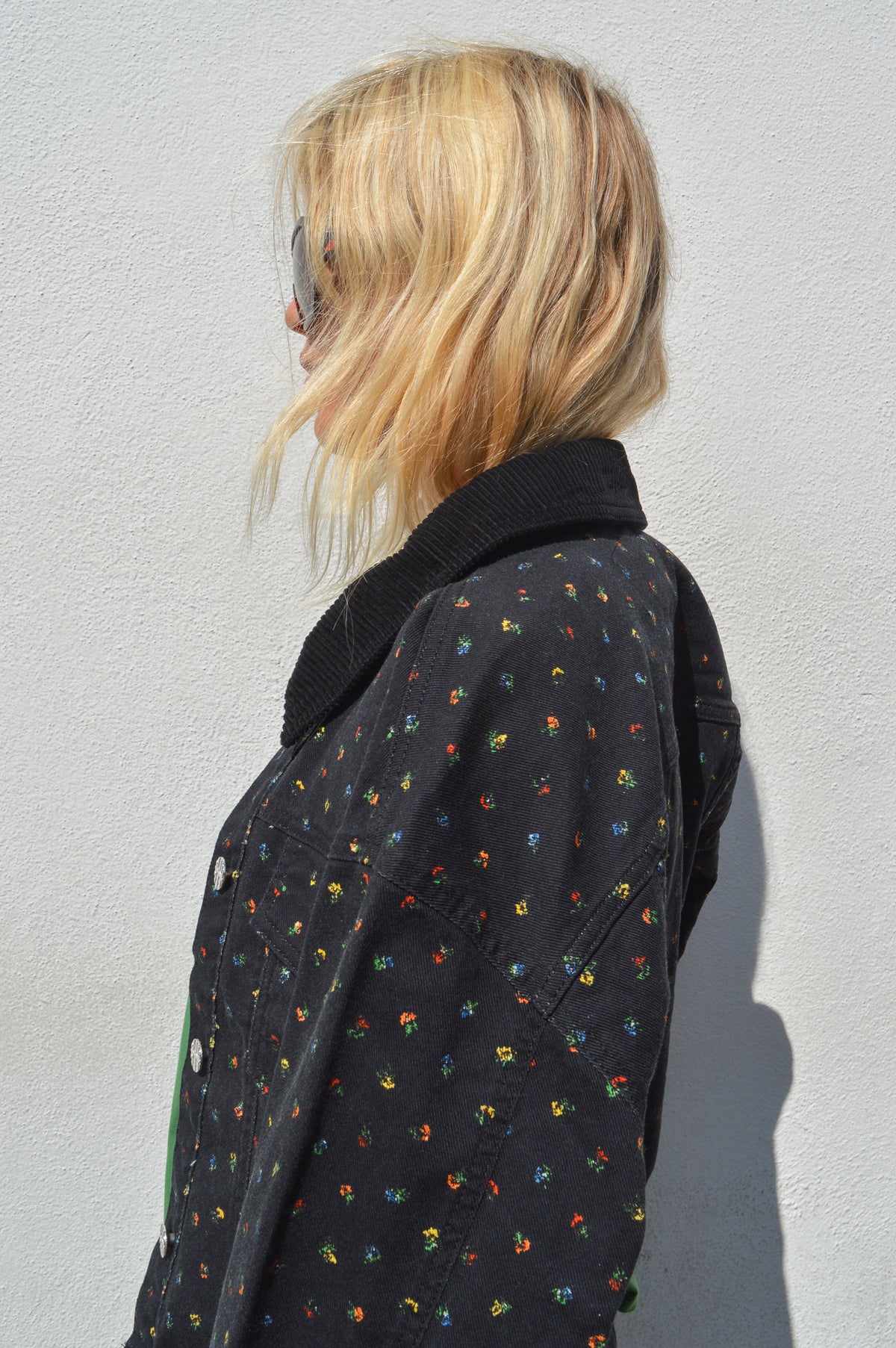 Baum Und Pferdgarten Bille Black Petite Flower Jacket