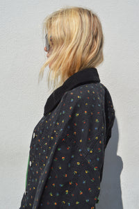 Baum Und Pferdgarten Bille Black Petite Flower Jacket