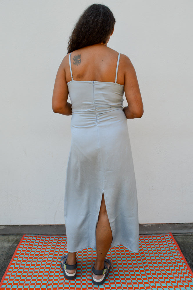 Baum Und Pferdgarten Atalia Subdued Blue Dress - The Mercantile London