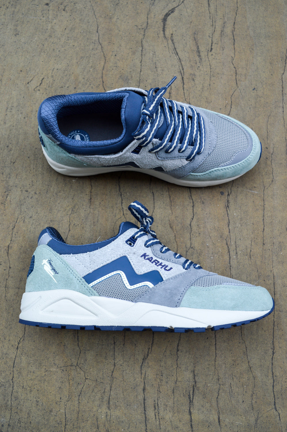 Karhu Aria 95 Aqua Grey/ Vintage Indigo - The Mercantile London