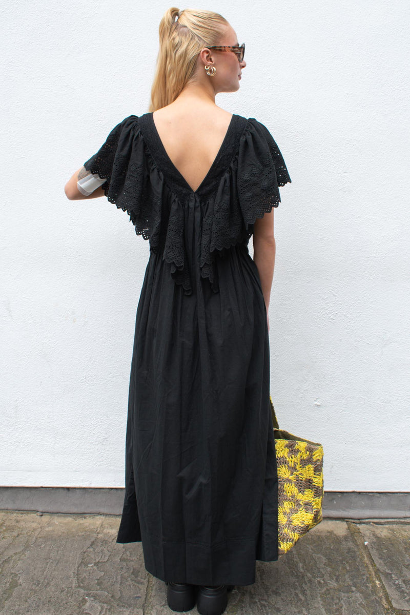 Faune Camilla Black Dress - The Mercantile London