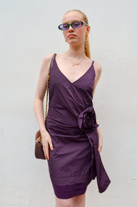 Baum Und Pferdgarten Andria Plum Perfect Mini Dress - The Mercantile London
