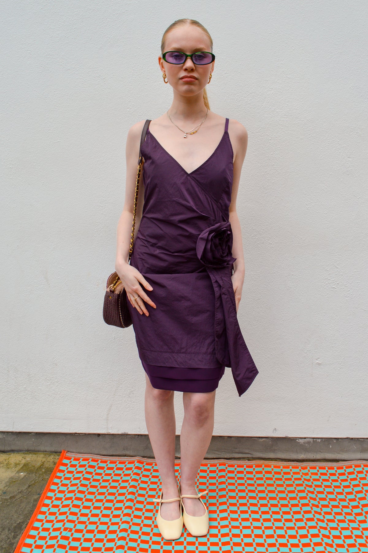 Baum Und Pferdgarten Andria Plum Perfect Mini Dress - The Mercantile London