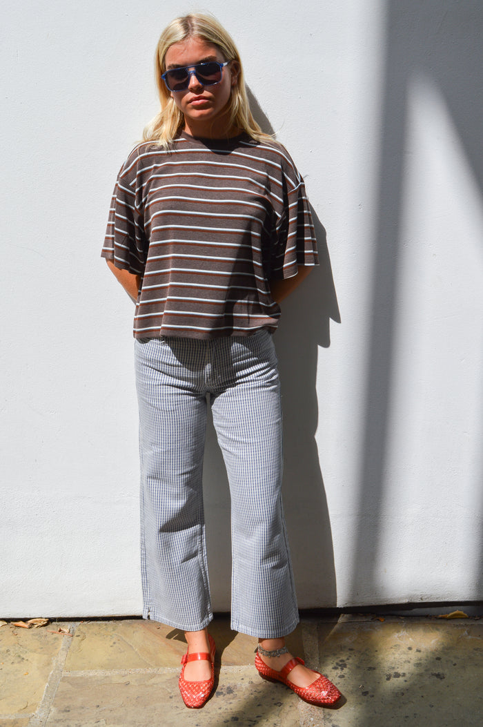 Noella Murphie Dalma Blue Stripe T-Shirt