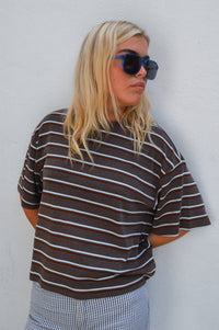 Noella Murphie Dalma Blue Stripe T-Shirt