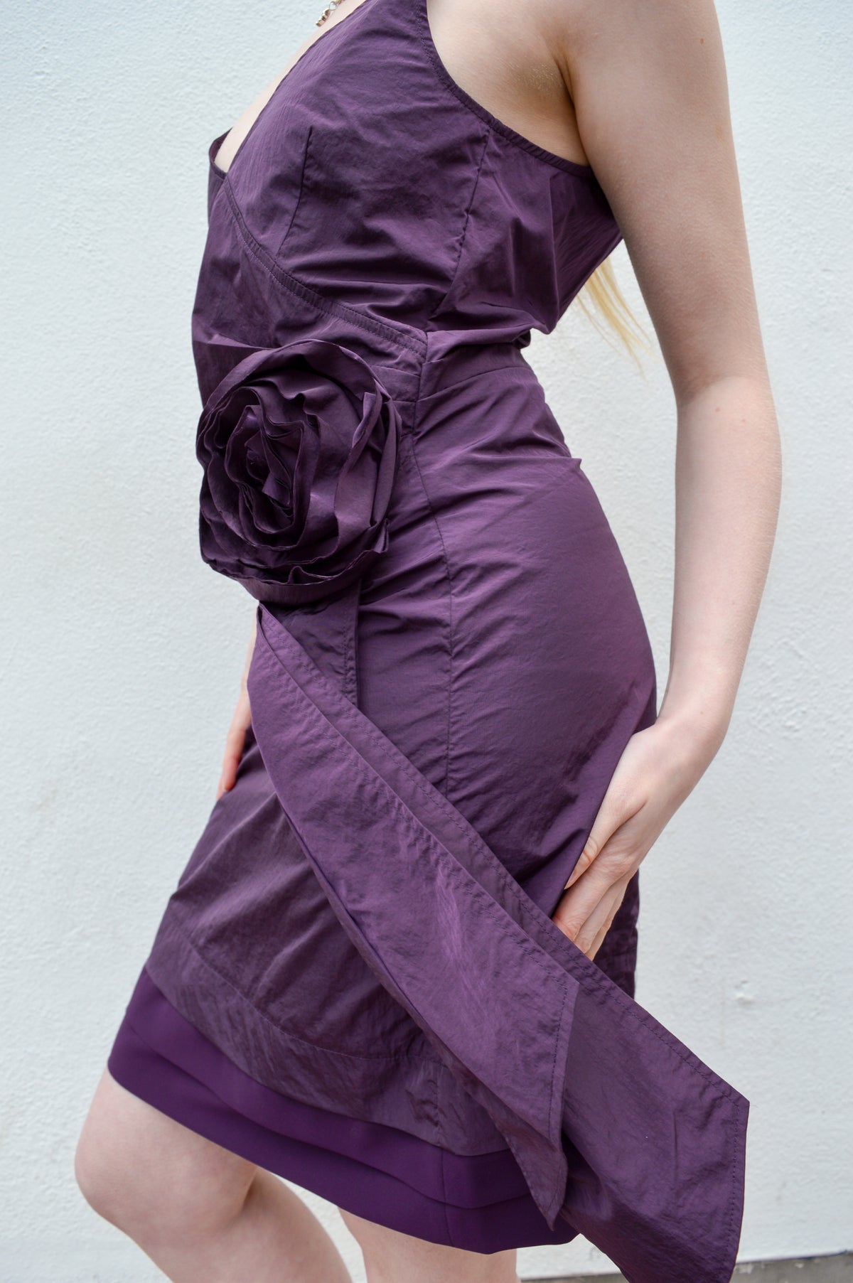 baum und pferdgarten purple dress Baum Und Pferdgarten Ashaki Empire Waist Sundress In Baby Lavender