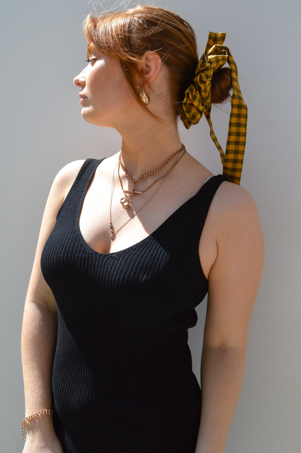 Second Female Como Black Long knit Dress