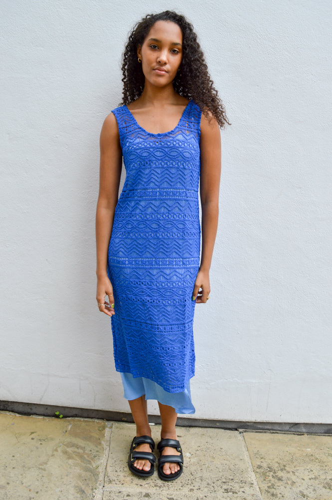 Komodo Lago Sapphire Blue Dress - The Mercantile London