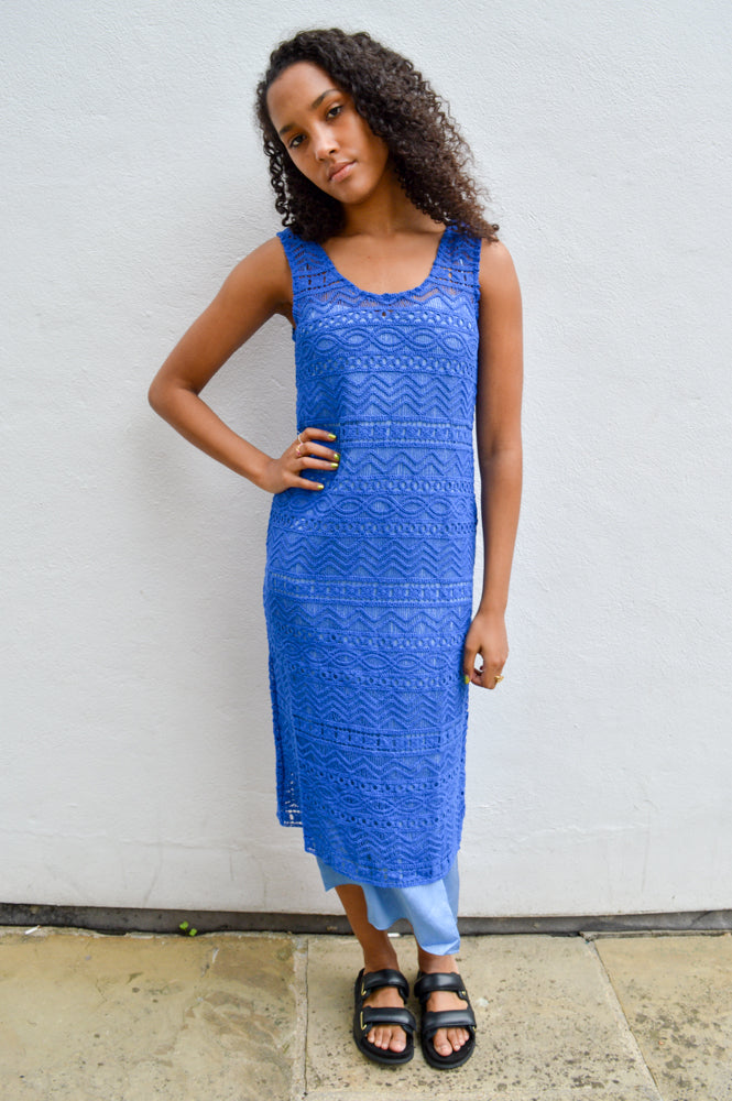 Komodo Lago Sapphire Blue Dress - The Mercantile London