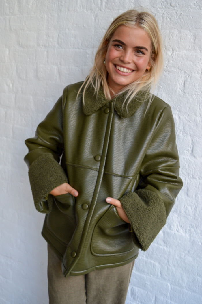 Baum Und Pferdgarten Birdie Ivy Green Jacket - The Mercantile London